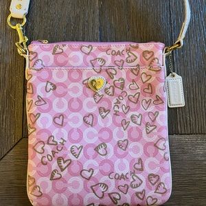 Coach waverly heart crossbody
